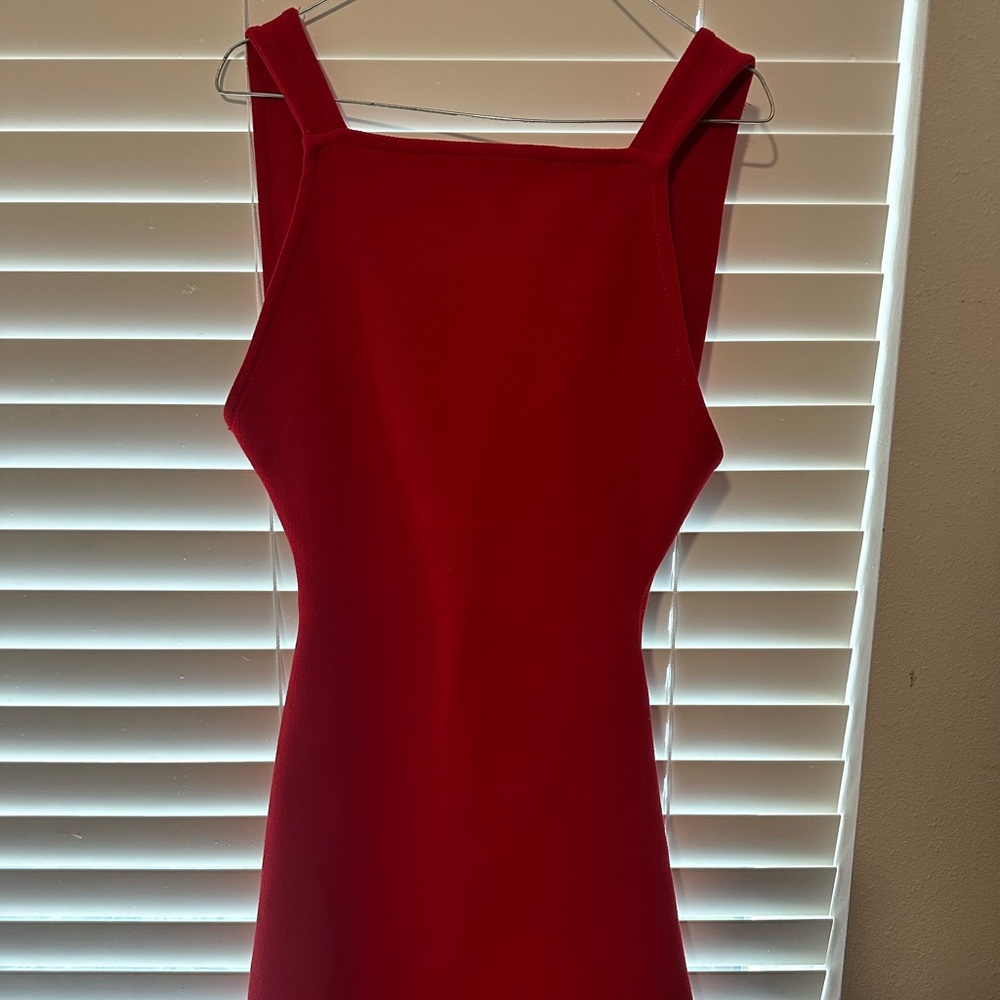 Red dress